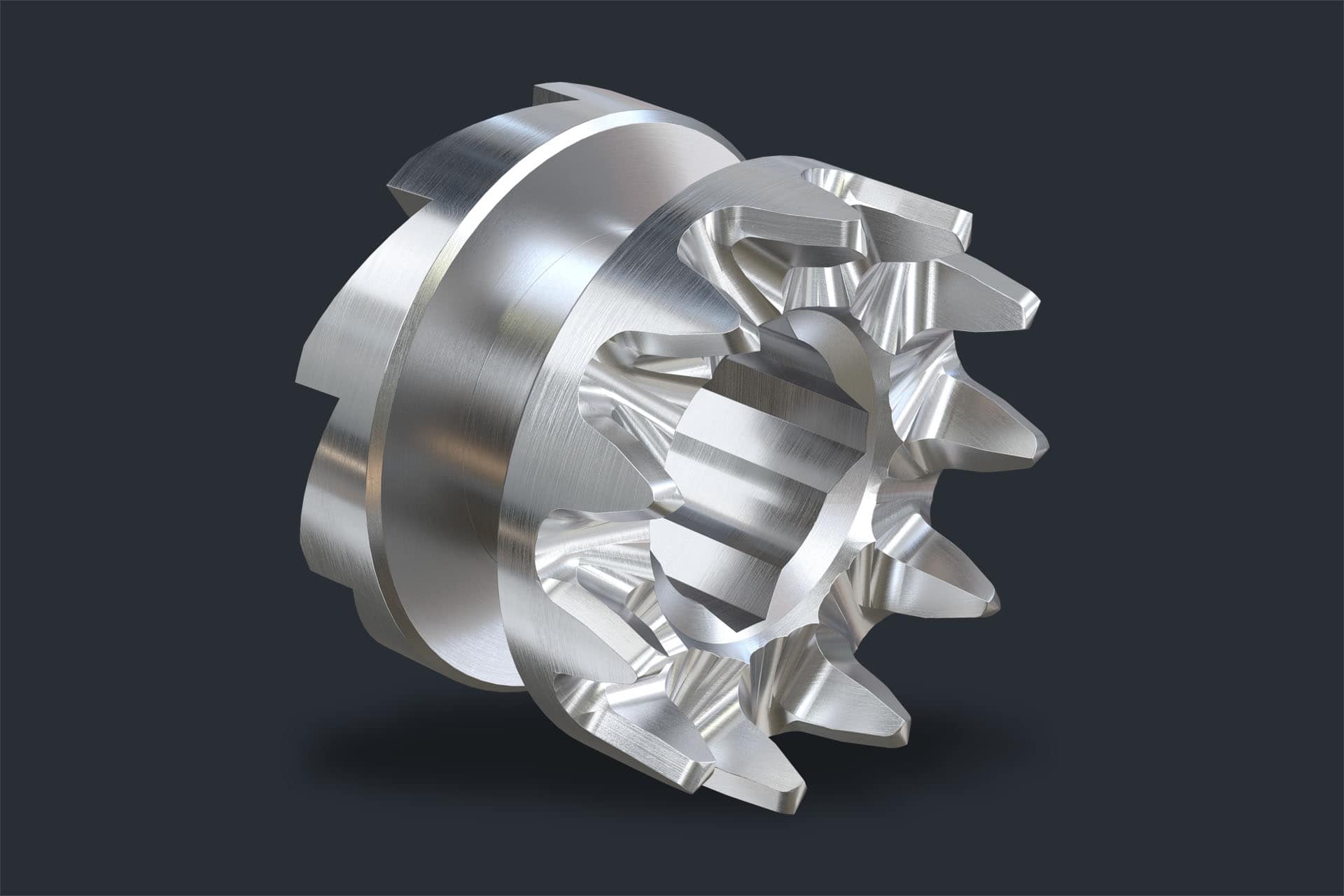 Sliding pinion